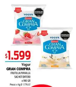 Supermercados Top Gran compra yogur oferta