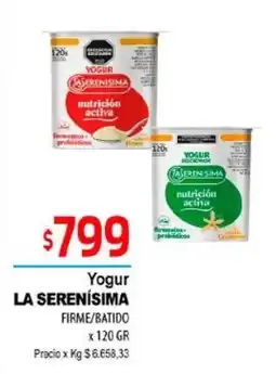 Supermercados Top La serenisima yogur firme/batido oferta