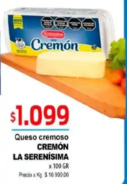 Supermercados Top La serenisima queso cremoso cremón oferta
