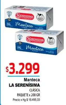 Supermercados Top La serenisima manteca clasica oferta