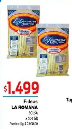 Supermercados Top La romana fideos oferta