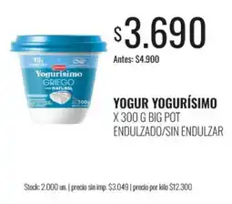 Super MAMI Yogurisimo yogur griego natural oferta