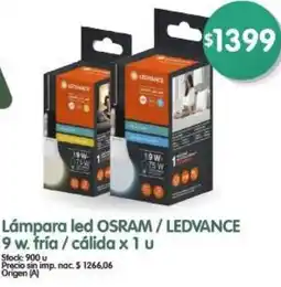 Supermercados Buenos Días Osram lámpara led / ledvance oferta