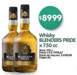 Supermercados Buenos Días Blenders Pride whisky oferta