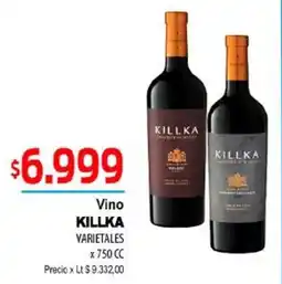 Supermercados Top Killka vino varietales oferta