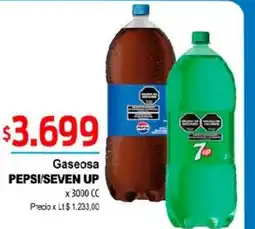 Supermercados Top Pepsi/seven up gaseosa oferta