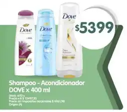 Supermercados Buenos Días Dove shampoo - acondicionador oferta