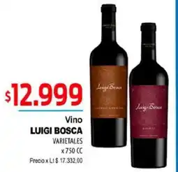 Supermercados Top Luigi bosca vino varietales oferta