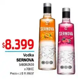 Supermercados Top Sernova vodka saborizado oferta