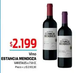 Supermercados Top Estancia mendoza vino varietales oferta