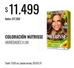 Super MAMI Garnier coloración nutrisse oferta