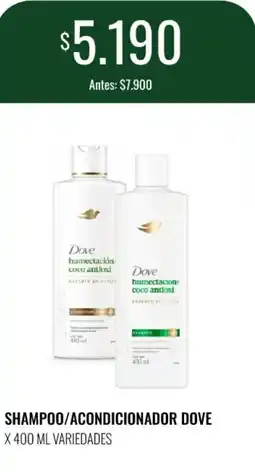 Super MAMI Dove shampoo/ acondicionador oferta