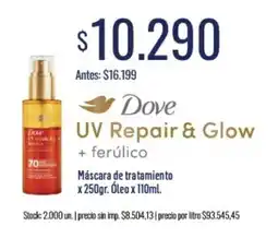 Super MAMI Dove UV Repair & Glow + ferúlico oferta