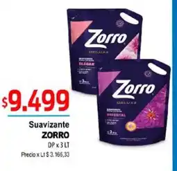 Supermercados Top Zorro suavizante oferta