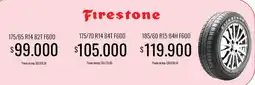 Super MAMI Firestone 185/60 R15 84H F600 oferta