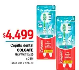 Supermercados Top Colgate cepillo dental max white med oferta