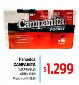 Supermercados Top Campanita pañuelos descartables oferta
