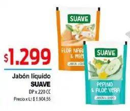 Supermercados Top Suave jabón líquido oferta