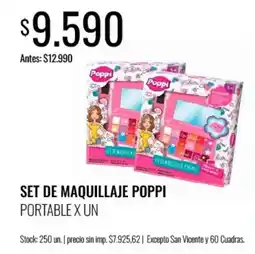 Super MAMI Poppi set de maquillaje portable oferta