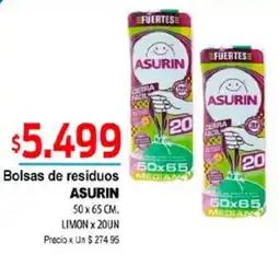 Supermercados Top Asurin bolsas de residuos oferta