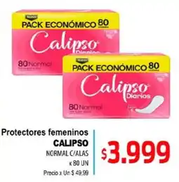 Supermercados Top Calipso protectores femeninos oferta