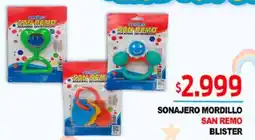 Supermercados Top San remo sonajero mordillo blister oferta