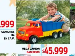 Supermercados Top San remo mega camión oferta