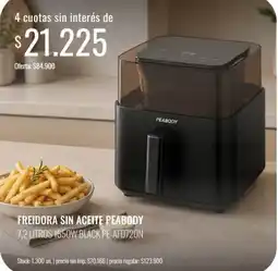 Super MAMI Peabody freidora sin aceite oferta