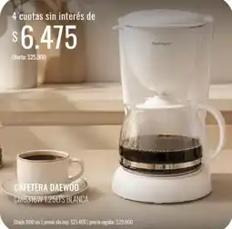 Super MAMI Daewoo cafetera oferta