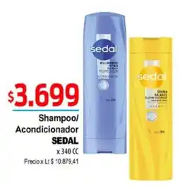 Supermercados Top Sedal champú/ acondicionador oferta
