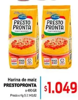 Supermercados Top Arcor harina de maíz prestopronta oferta