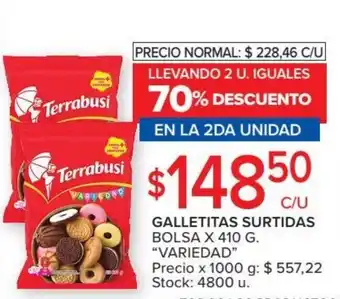Carrefour Market Terrabusi Variedad Galletitas Surtidas x 410g oferta