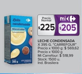Carrefour Market Carrefour Leche Condensada x 395g oferta