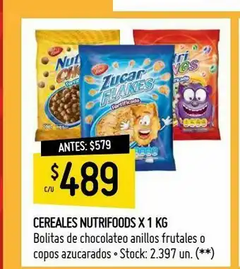 Changomas Cereales nutrifoods x 1 kg oferta