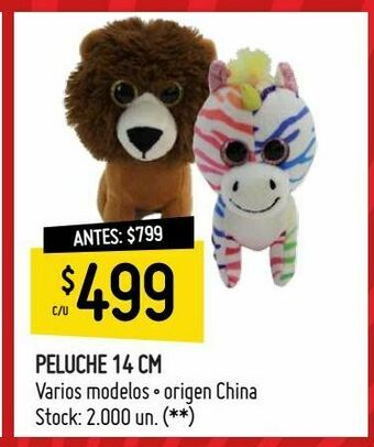 Changomas Peluche 14 cm oferta