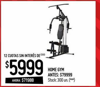 Changomas Home gym oferta