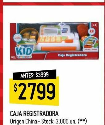 Changomas Caja registradora oferta