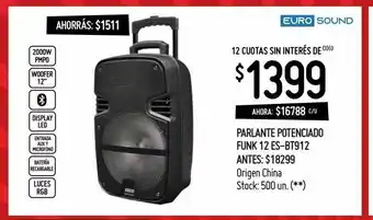 Changomas Parlante potenciado oferta