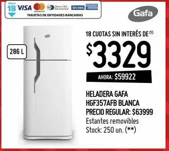 Walmart Heladera gafa oferta