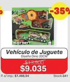 Ferniplast Vehículo de juguete diseño dino 20cm oferta