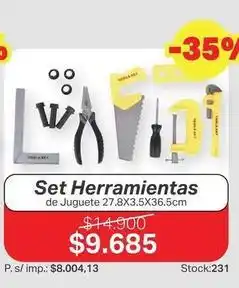 Ferniplast Set herramientas de juguete oferta