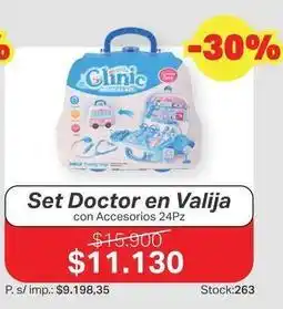 Ferniplast Set doctor en valija con accesorios 24pz oferta