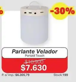 Ferniplast Parlante velador portatil touch oferta