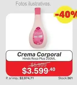 Ferniplast Hinds - crema corporal oferta