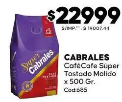 Diarco Cabrales - café tostado molido x 500 gr oferta