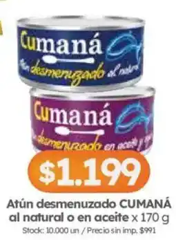 Cordiez Cumaná atún desmenuzado oferta