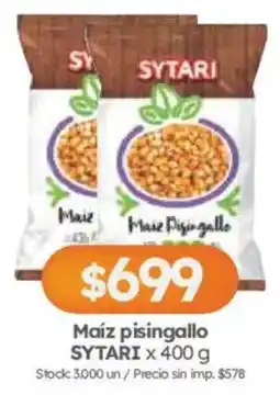 Cordiez Sytari maiz pisingallo oferta