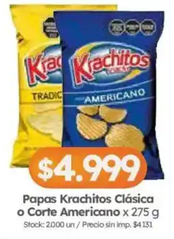 Cordiez Krachitos papas clásica o corte americano oferta