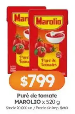 Cordiez Marolio puré de tomate oferta