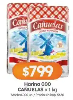 Cordiez Cañuelas harina 000 oferta